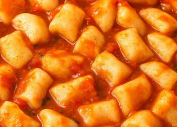 Nhoque Caseiro com Maionese, Massa de Nhoque Simples