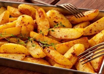 Receita de Batatas Rusticas ao Forno