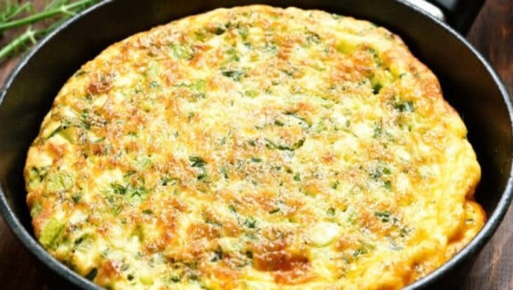 Receita de Omelete Simples de Frigideira