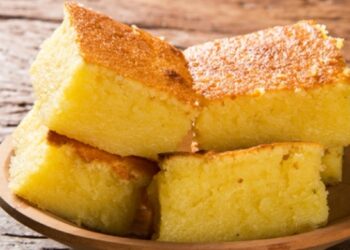 Receita de Bolo de Milho Cremoso com Fubá