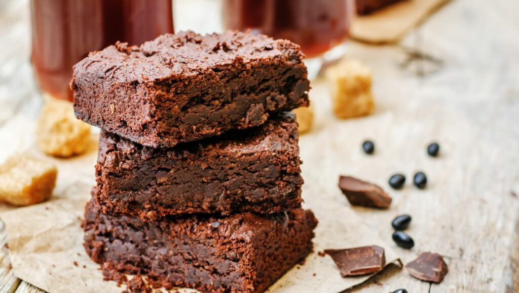 Brownie de Feijão Preto Vegano