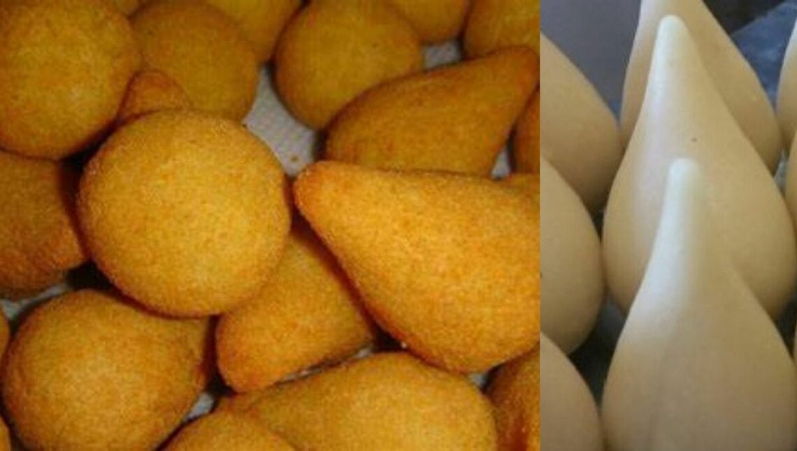 Massa De Coxinha Com Batata e Farinha De Trigo Que Rende Quase 2 Kg ...