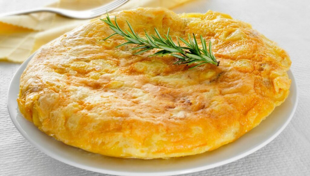 Omelete Simples e Rápido De Frigideira Com 2 Ingredientes