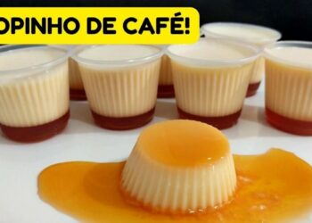 Pudim no Copinhos de Café