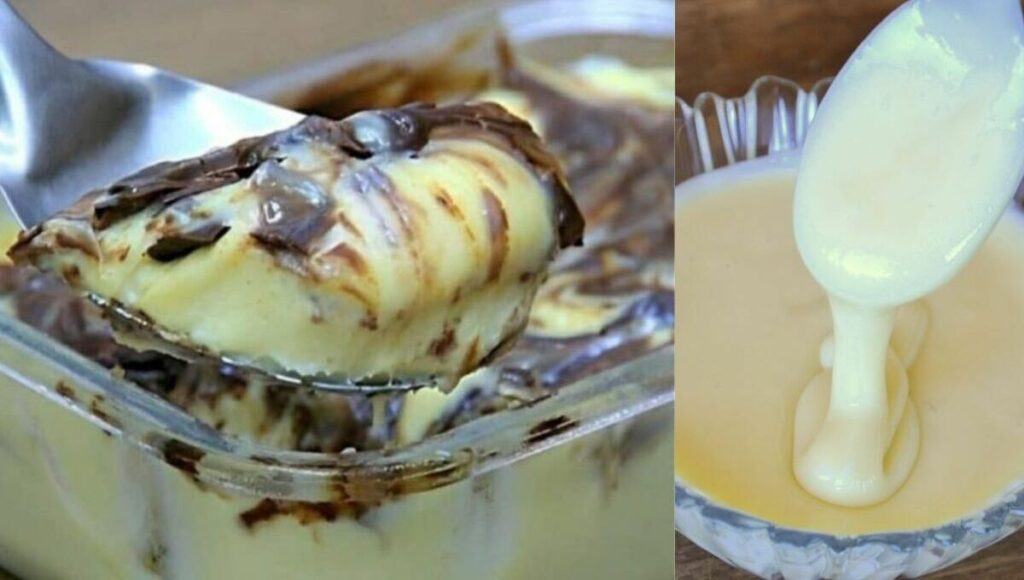 Sobremesa Fácil e Rápida Com Leite Condensado e Creme De Leite