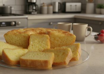 Bolo de Queijo no Liquidificador