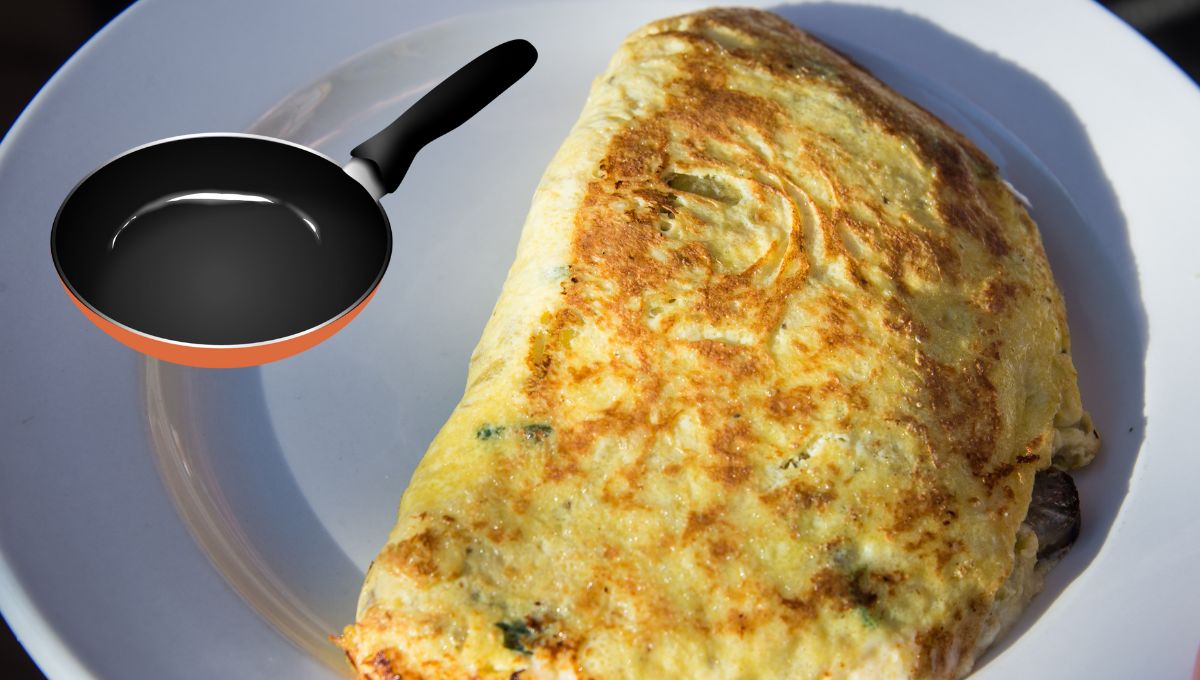 Omelete Simples com 2 ingredientes