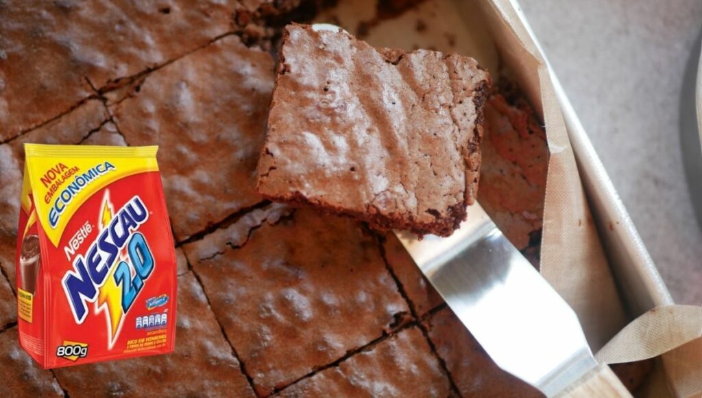 Receita De Brownie Com Nescau