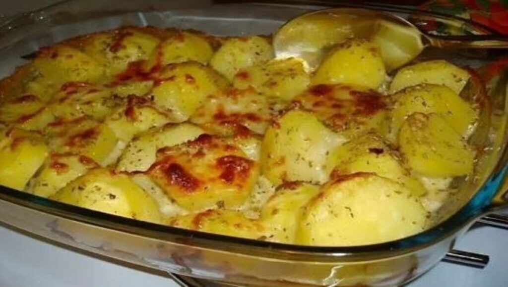 Batata Gratinada No Forno Simples