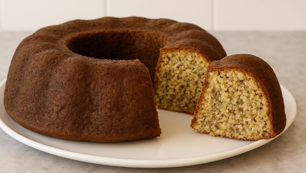 Bolo de Banana com Aveia em Flocos