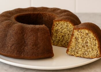 Bolo de Banana com Aveia em Flocos