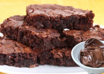 Brownie De Nutella Com 3 Ingredientes Fáceis, em 25 Minutos