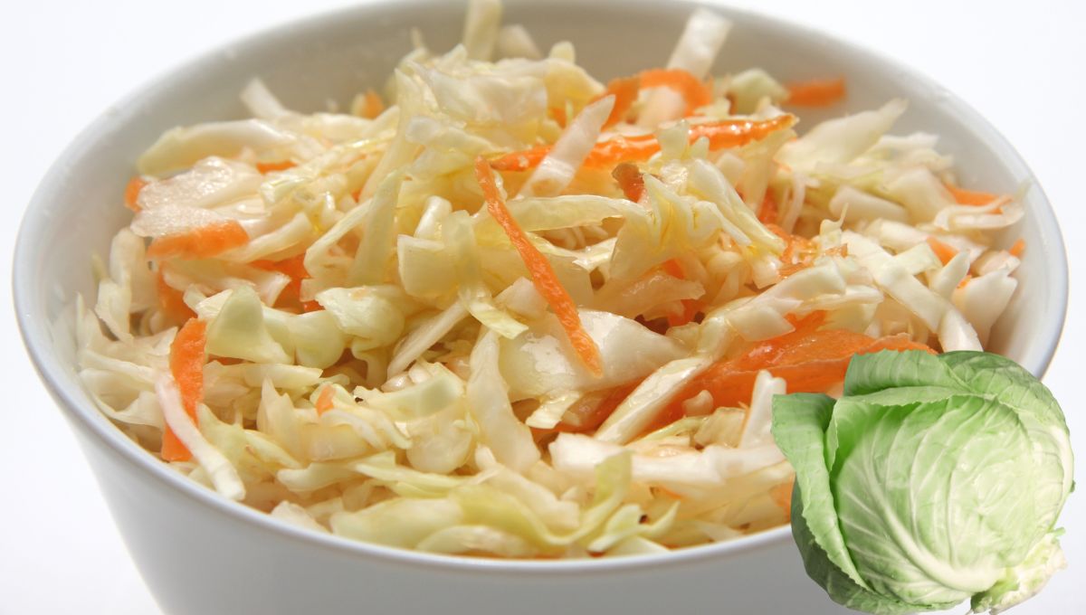 Salada De Repolho Com Creme De Leite e Maionese em 10 minutos