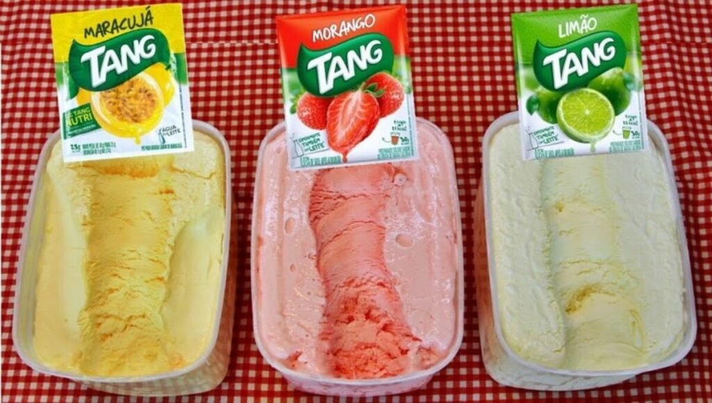 Sorvete De Tang No Liquidificador