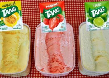 Sorvete De Tang No Liquidificador