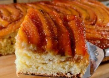 Bolo De Banana Caramelizada Simples No Liquidificador