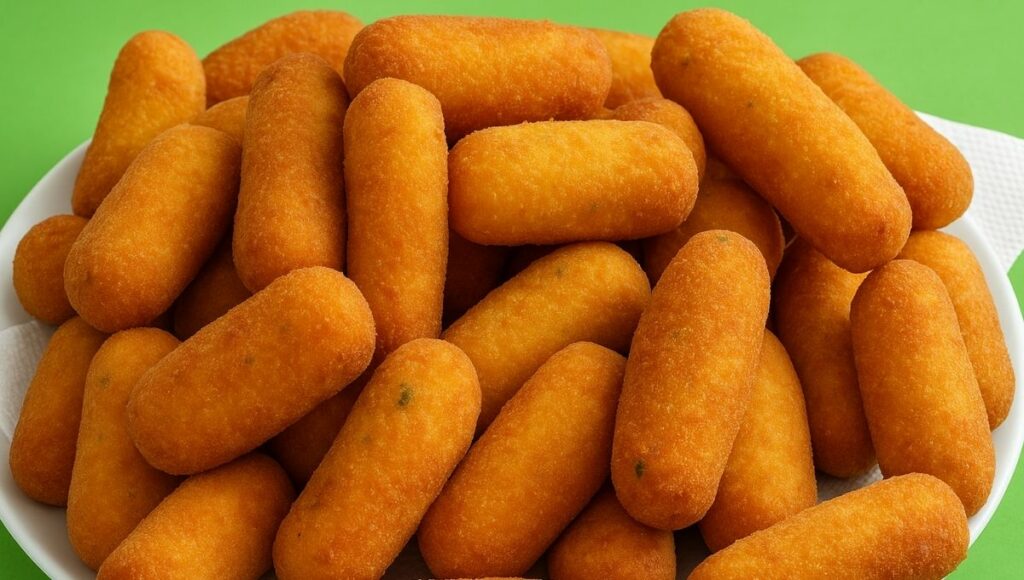 Enroladinho De Salsicha Frito Para Lanche Ou Café Da Manhã