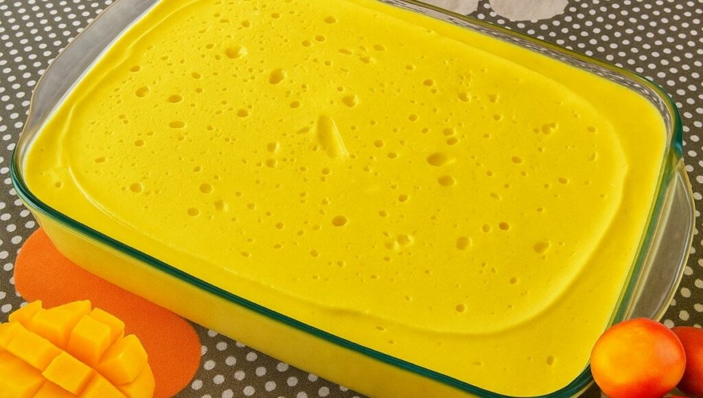 Mousse De Manga Cremoso Com 3 Ingredientes Sem Gelatina, em 5 minutos