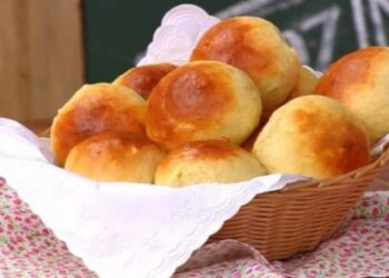 Pãozinho De Batata Doce Sem Farinha De Trigo Com 3 Ingredientes