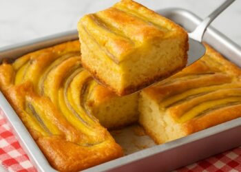 Bolo de Banana no Liquidificador