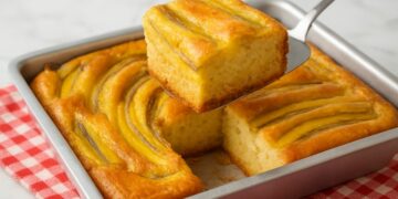 Bolo de Banana no Liquidificador