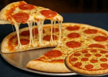 Pizza Caseira Fácil no Liquidificador com Recheio de Queijo