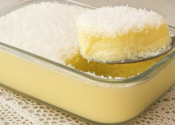 Sobremesa Fácil De Coco Com 3 Ingredientes Simples, em 5 minutos