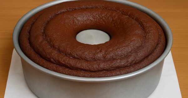 Bolo de Chocolate Simples e Fofinho