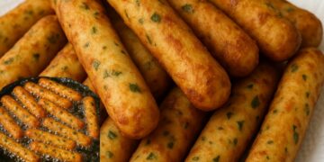 Lanche da Tarde com Batata e Queijo Cheddar , em Apenas 10 minutos