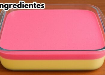 Sobremesa Fácil de 2 Camadas Com Apenas 2 Ingredientes