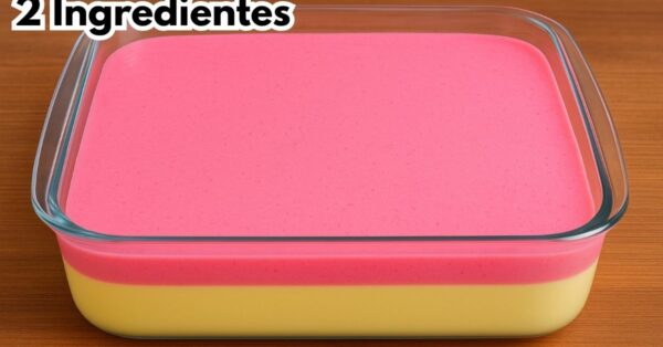 Sobremesa Fácil de 2 Camadas Com Apenas 2 Ingredientes