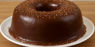 Sobremesa de Maracujá com Ganache Crocante de Chocolate