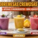 3 Receitas de Sobremesa Gelada com 2 Ingredientes Uva, Abacaxi e Morango